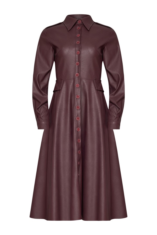 Dress ST-105 Brown