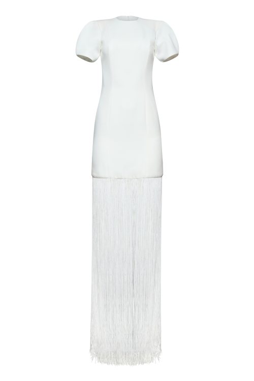 Dress ST-3039 White - Image 1