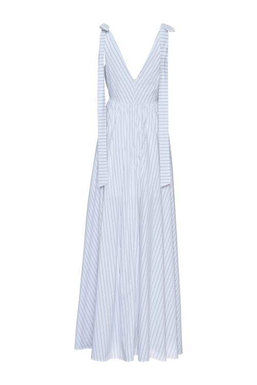 Maxi Dress ST-6025 Black Stripe - Image 3