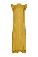 Ruffled Maxi Dress ST-6026 Ochra - Image 2