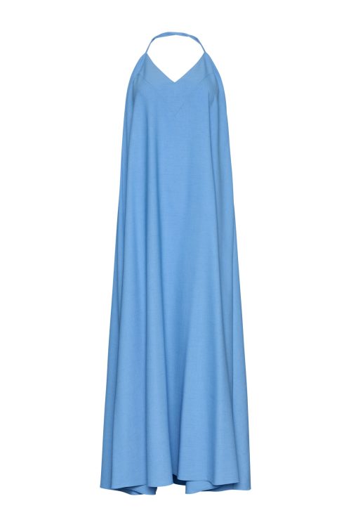 Minimalist Maxi Dress ST-6027 Blue - Image 1