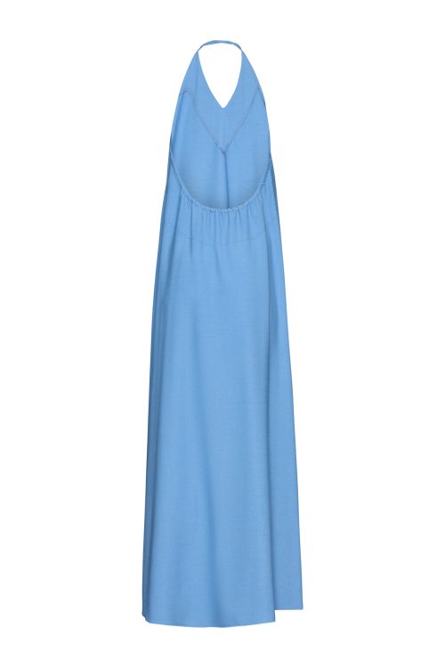 Minimalist Maxi Dress ST-6027 Blue - Image 3