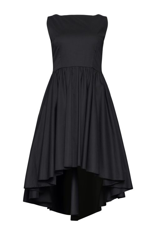 Pleated Dress ST-6028 Black - Image 2