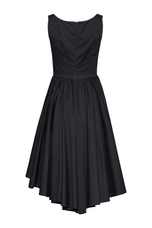 Pleated Dress ST-6028 Black - Image 3