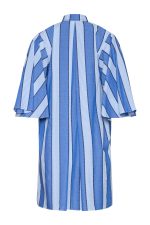 Oversized Shirt ST-6037 Stripe Blue Jean - Image 3