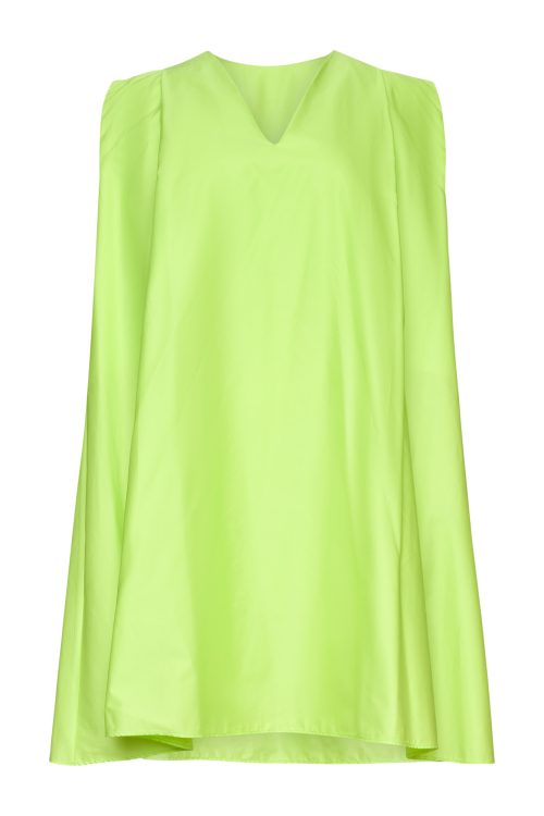 Loose-fitting Straight Dress ST-6050 Lime - Image 2