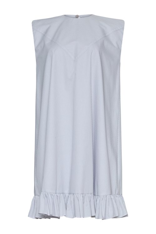 Loose-fitting Straight Dress ST-6052 Grey - Image 2