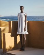 Loose-fitting Straight Dress ST-6052 Grey