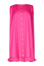 Loose-fitting Straight Dress ST-6054 Fuchsia - Image 2