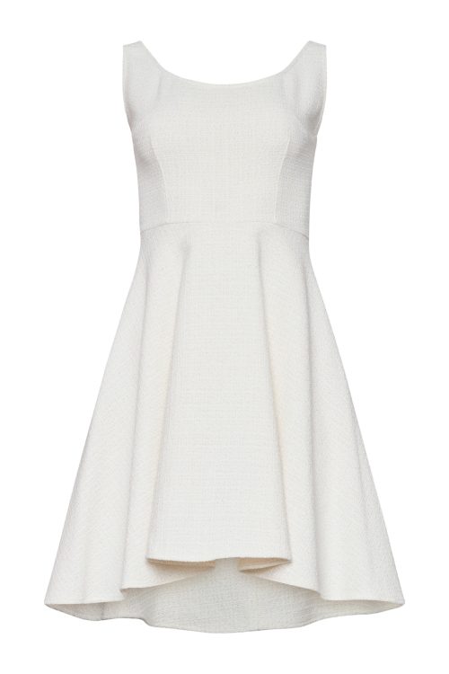 Tweed Dress ST-6065 Off White - Image 2