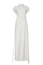 Shirt Dress Tweed ST-6072 Off White - Image 2