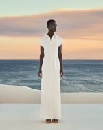 Shirt Dress Tweed ST-6072 Off White