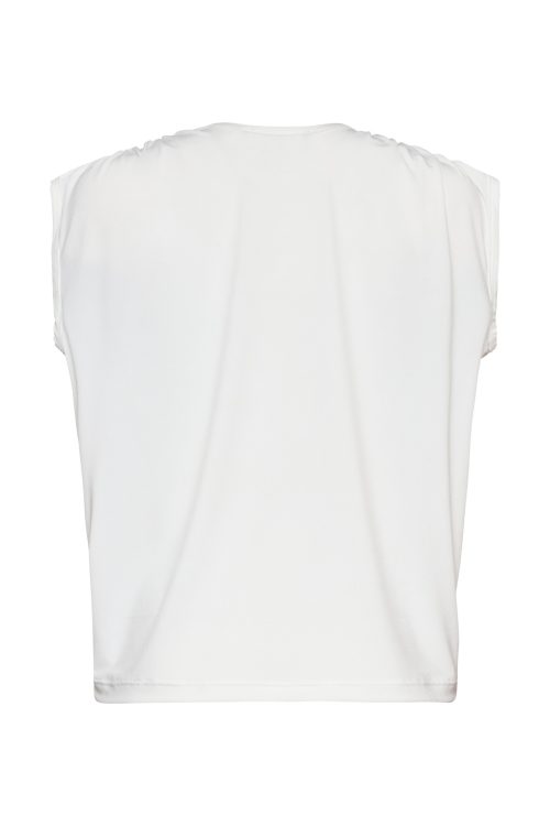 V-neck Blouse ST-6084 White - Image 3