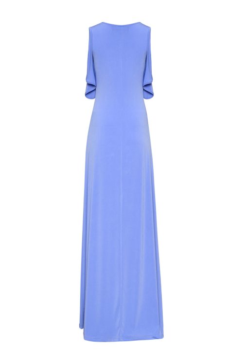 Maxi Ruffled Dress ST-6089 Lavender - Image 3