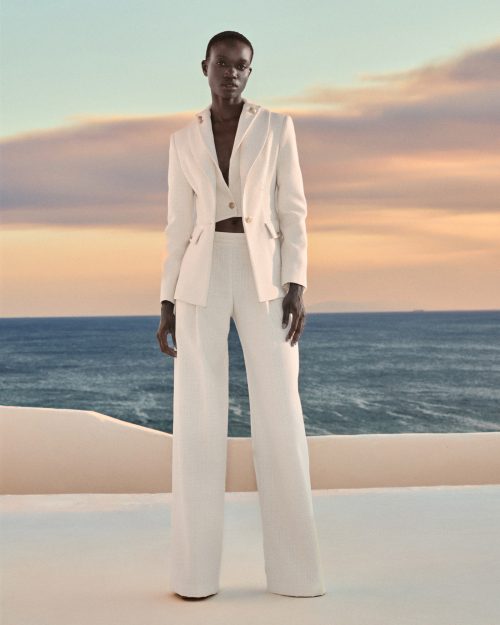 Tweed Bottom ST-6067 Off White - Image 1