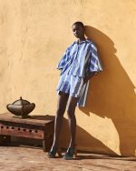 Shorts ST-6038 Stripe Blue Jean