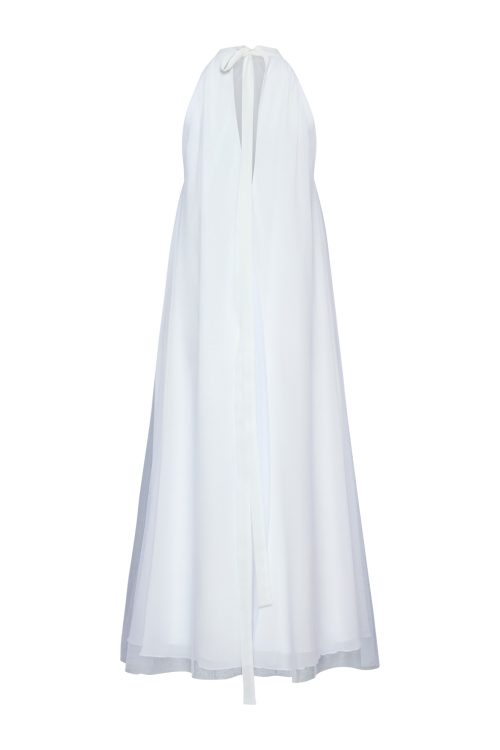 Halter Maxi Dress ST-5011 White - Image 2