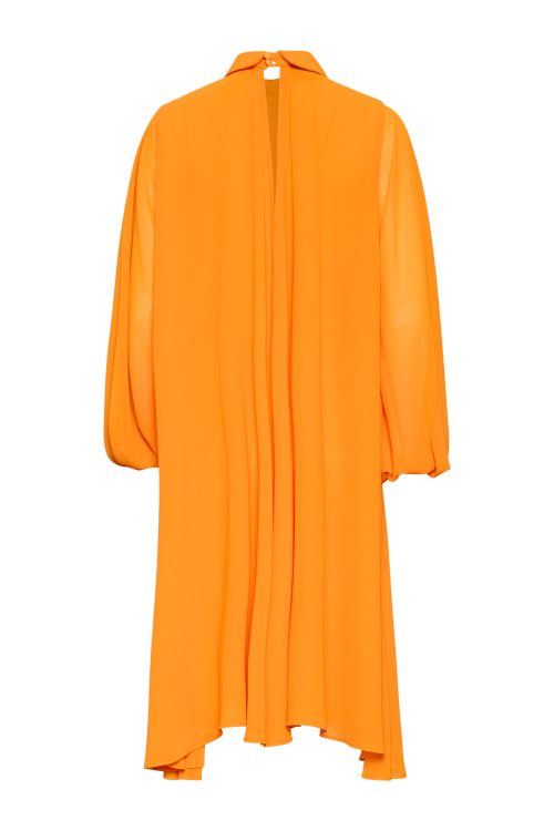 Flowy Midi Dress ST-5029 Orange - Image 2
