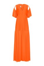 Cold-Shoulder Gown Dress ST-5054 Fluo Orange