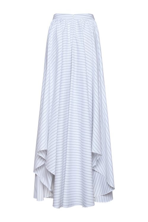 Pleated Skirt ST-6056 Black Stripe - Image 3