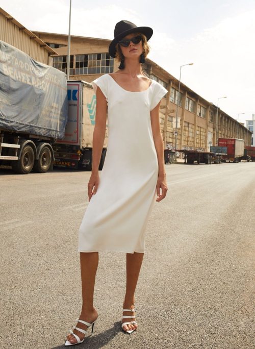 Dress ST-2043 White - Image 1