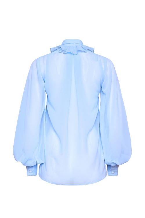 Powder Ruffled Shirt ST-5007 Blue - Image 2