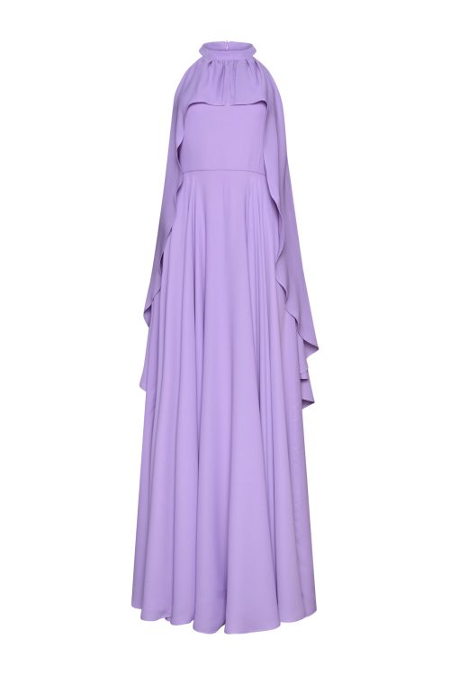 Flowy Maxi Dress ST-5015 Lavender - Image 1