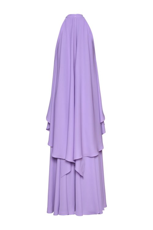 Flowy Maxi Dress ST-5015 Lavender - Image 2
