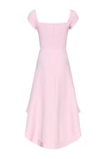 Delicate Cutout Midi Dress ST-5027 Pink - Image 2