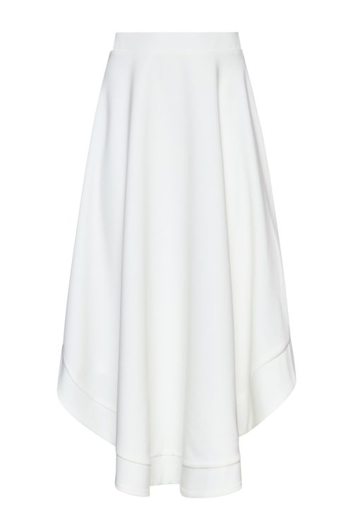 Minimal Flowy Skirt ST-5030 White - Image 1