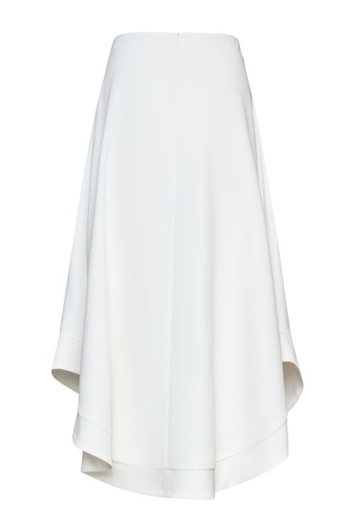 Minimal Flowy Skirt ST-5030 White - Image 2