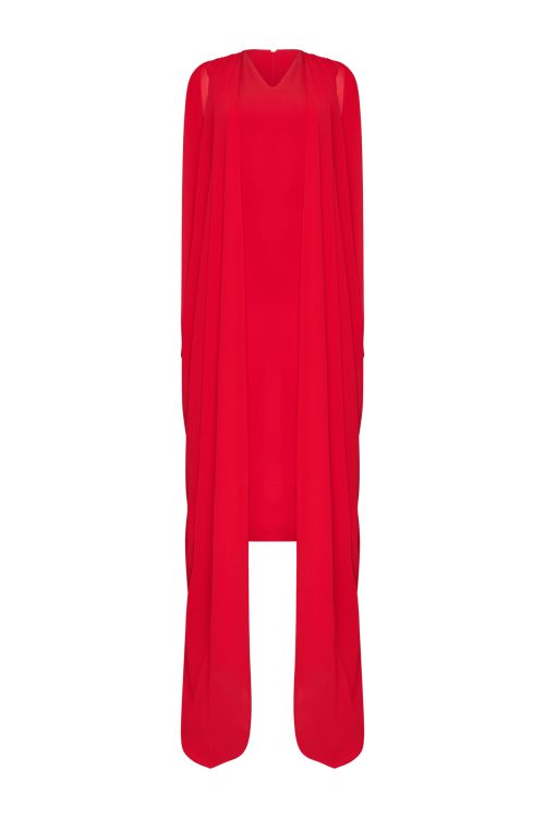 Striking Maxi Dress ST-5032 Red - Image 1