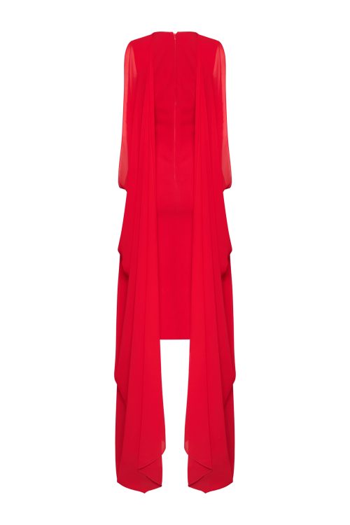 Striking Maxi Dress ST-5032 Red - Image 3
