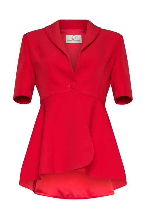 Romance Curve Blazer ST-5034 Red - Image 1