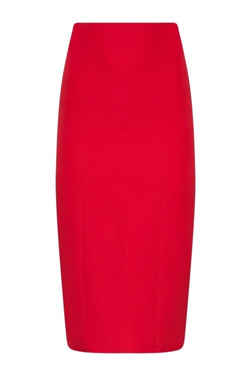 Elegance Pencil Skirt ST-5035 Red - Image 1