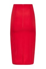Elegance Pencil Skirt ST-5035 Red - Image 2