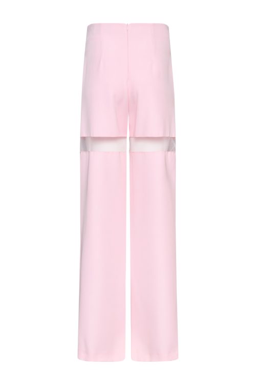 Trousers with Sheer Panels ST-5052 Pink - Image 2