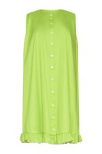 Loose-fitting Straight Dress ST-6054 Lime