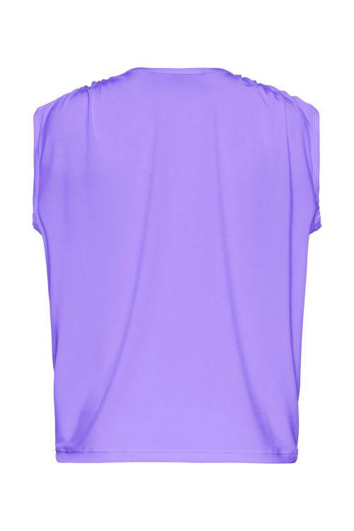 V-neck Blouse ST-6084 Lavender - Image 3