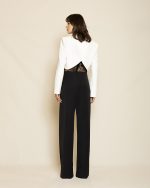 Cropped Tailored Blazer ST-0147 White - Image 3
