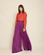 Cropped Jacket ST-0178 Red - Image 2