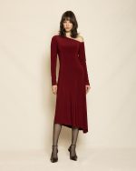 Timeless Midi Dress ST-0186 Bordo