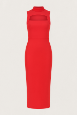 ST-2 Radiant Midi dress- Red - Image 4