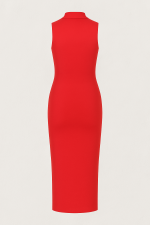ST-2 Radiant Midi dress- Red - Image 5
