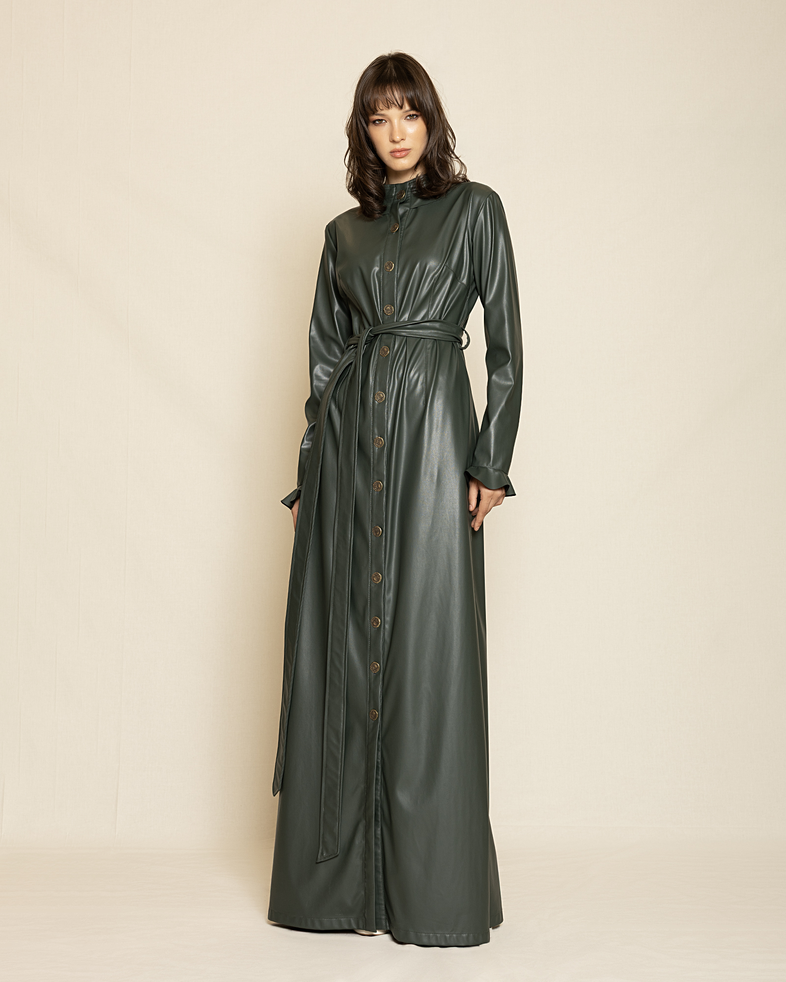 0115 Longline Dress ST-0115 Green - Image 1