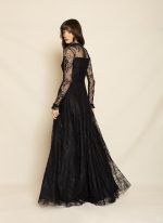 Lace Maxi Dress ST-0137 Black - Image 2