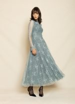 Ethereal Lace Maxi Dress ST-0130 Mint Green - Image 2
