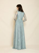Graceful Lace Gown ST-0151 Mint Green - Image 3