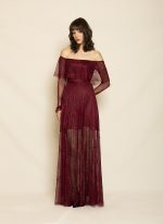 Midnight Romance Gown ST-0131 Bordo