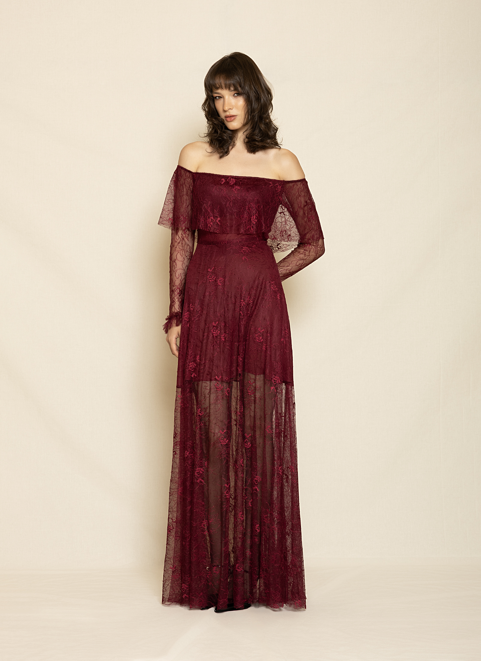stefanoudakis_2025090615657 Midnight Romance Gown ST-0131 Bordo - Image 1